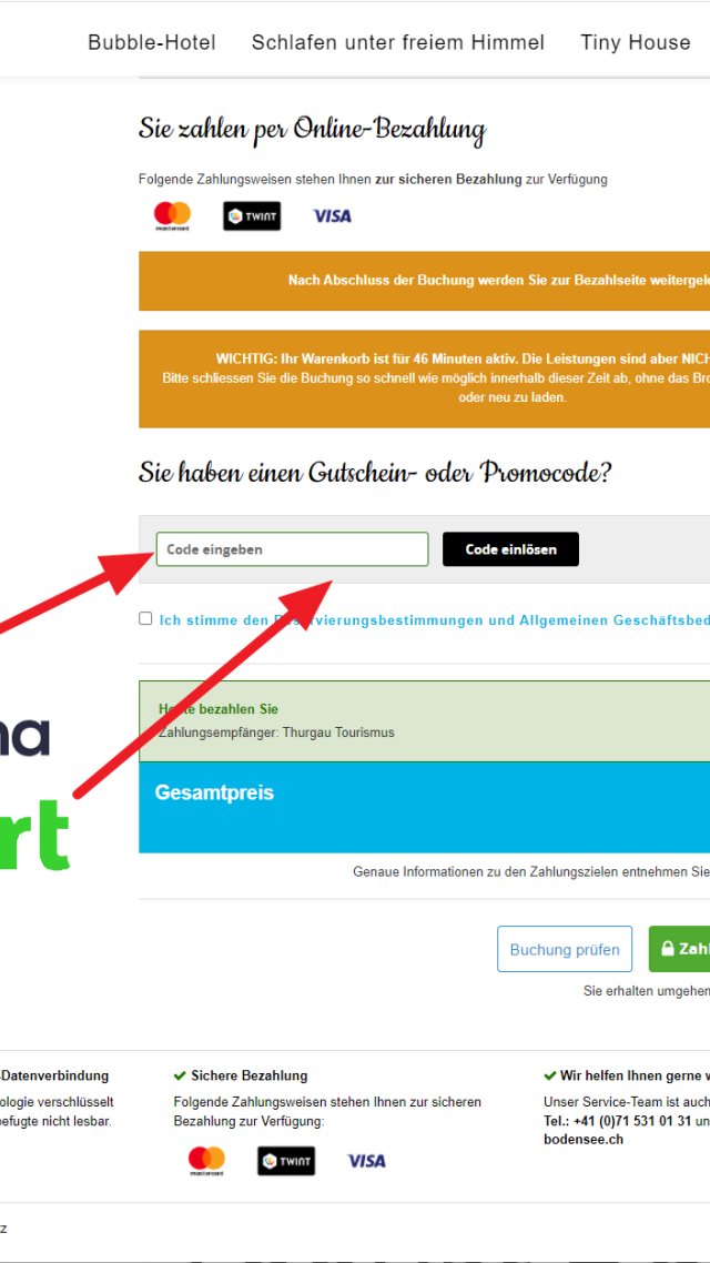 Bons d'achat avec e-guma & Incert